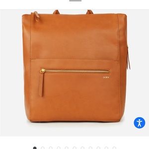 The Square Diaper Bag, Fawn Design in Brown